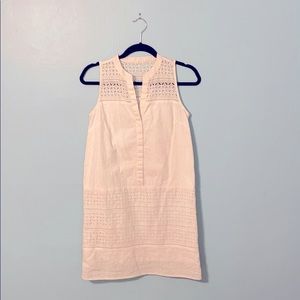 White Lace Eyelet Dress by LOFT